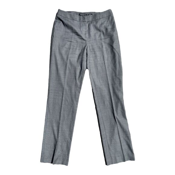 Lafayette 148 New York‎ Barrow Wool Stretch Straight Leg Pants Size 4 Gray - Picture 1 of 5